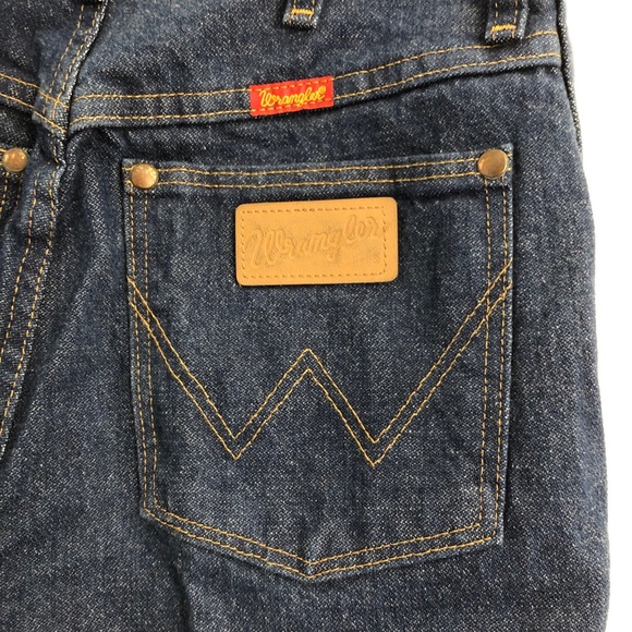 Vintage 90s Wrangler Cotton Blue Jeans High Rise - Picture 4 of 10